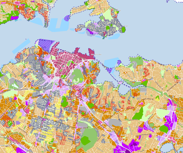 AUP 2022 Pre-notification - Special Character map - Greater Auckland